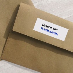 Return Address Label